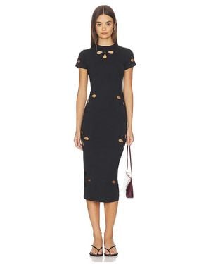 GOOD AMERICAN Kleid Eyelet - Schwarz