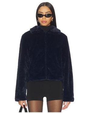 superdown X Emma Leger Tianna Faux Fur Jacket - Blue