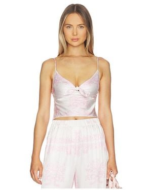 LoveShackFancy Emeraine Top - White