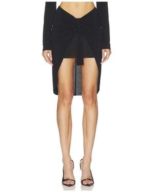 Halo Falda Knotted Skirt En Color Negro Talla (También En S, Xxs, Xs, M, Xl)