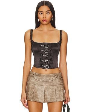 ZEMETA Lock Me Up Corset - Black