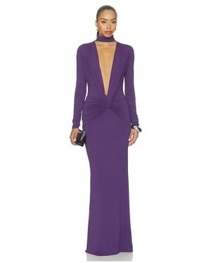 Nbd X Hannah Lizzy Komolika Gown - Purple