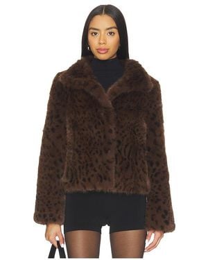 Generation Love Lexy Faux Fur Jacket - Black
