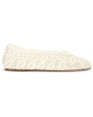 Magda Butrym Ballet Flat - White