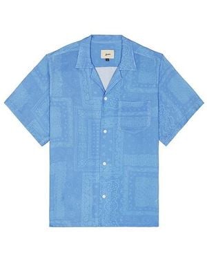 Bather Resort-Shirt Bandana - Blau