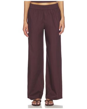 Samsøe & Samsøe Pantalón Con Trabilla Sajulio En Color Burgundy Talla (También En Xs, S) - Rojo