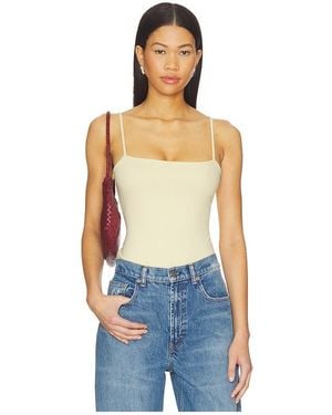 Susana Monaco Body String En Color Crema Talla (También En S, Xs) - Azul