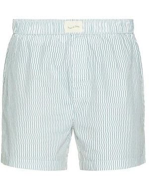 Museum of Peace & Quiet Wordmark Boxer - Blue