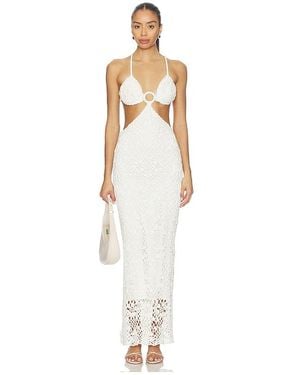 CAPITTANA Martina Rose Dress - White