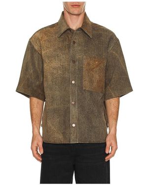 Agolde Watson Shirt - Brown