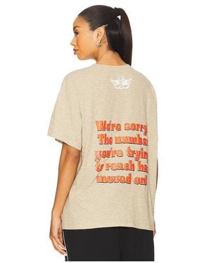 Boys Lie 1-800-manhunt Heather Bf Tshirt - Natural