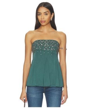Free People Tara Embellished Tube - Blue