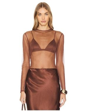 Bronx and Banco X Revolve Abigail Top - Brown