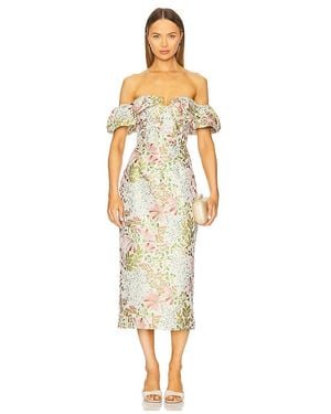 Elliatt Vestido Midi Calaantha En Color Blush, Talla En - Blanco