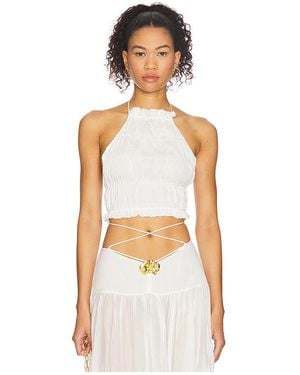 Cin Cin Oberteil Spice Ruched - Weiß