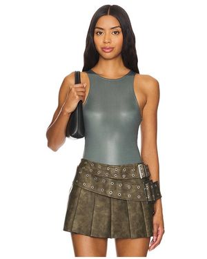 WeWoreWhat Muscle Tank - Brown
