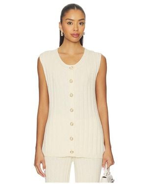 SNDY'S Baha Ribbed Top - Natural