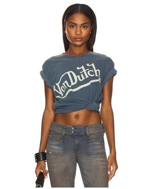 Von Dutch Logo Tee - Blue
