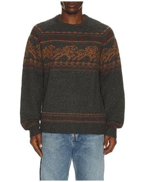 Faherty Donegal Crew Neck Jumper - Black