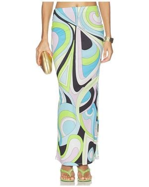 Cin Cin City Maxi Skirt - Green