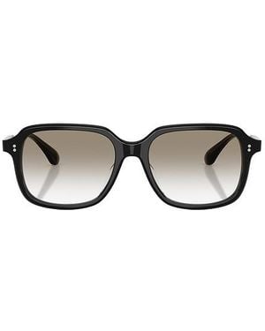Oliver Peoples Square Sunglasses - Black