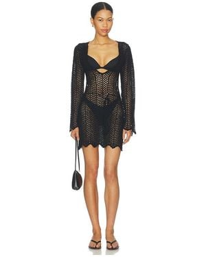 MORE TO COME Landri Mini Dress - Black