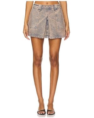 GRLFRND Ivy Pleated Mini Skirt - Multicolor