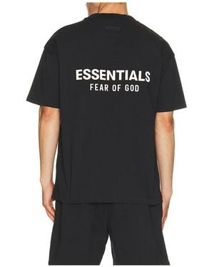 Fear Of God Classic Fit T-Shirt Back Logo - Black