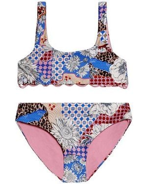 Agua Bendita Dolce Quilt Bikini Set - Multicolour