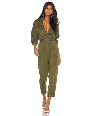 L'academie Reed Jumpsuit - Green