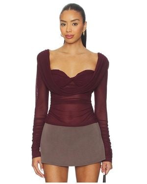 MAJORELLE Simone Top - Red