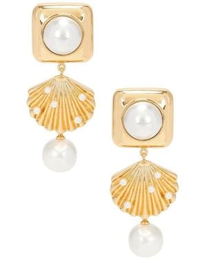 Self-Portrait Earrings イヤリング - メタリック
