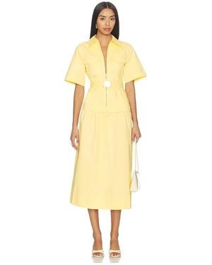 ALIGNE Midi-Kleid Pearl - Mettallic