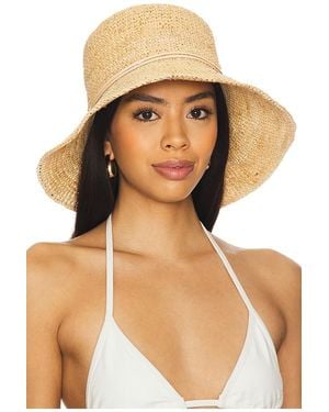 Hat Attack Betty Crochet Bucket Hat - Natural