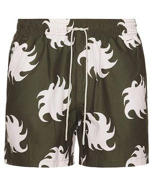 Oas Pine Ember Swim Shorts - Black