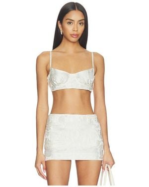 Milkwhite Bralette Top - White