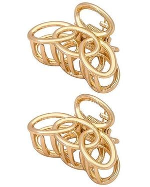 Ettika Keep It Simple Claw Clip - Metallic