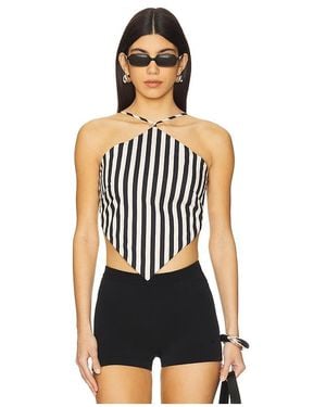 Simon Miller Kit Poplin Tie Top - White