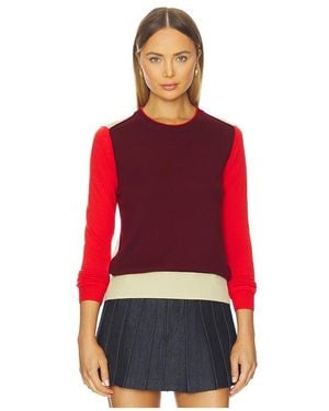 Rag & Bone Rundhalspullover Taron - Rot