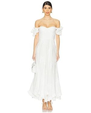Line & Dot Emberly Maxi Dress - White