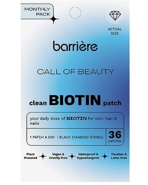 barrière Parches De Vitaminas Call Of Beauty Biotin Patch En Color Belleza: Na Talla - Azul