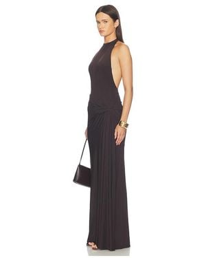 Bec & Bridge Court Halter Maxi Dress - Blue