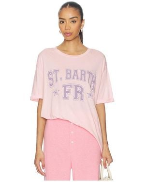 The Laundry Room Saint Barth Fr Smu Oversized Tee - Pink