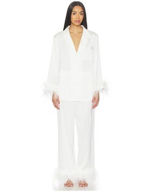 Homebodii Seraphina Feather Lounge Set - White