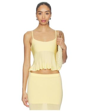 Lovers + Friends Delia Knit Tank - Yellow