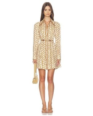 Zimmermann Paneled Mini Dress - Natural