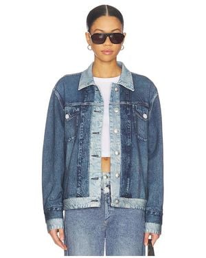 Rag & Bone Camiseta Oversize De Felpa Estilo Camionero Miramar En Color Azul Talla (También En Xs)