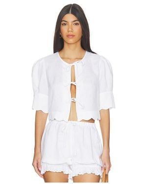 Sister NY Scalloped Top - White