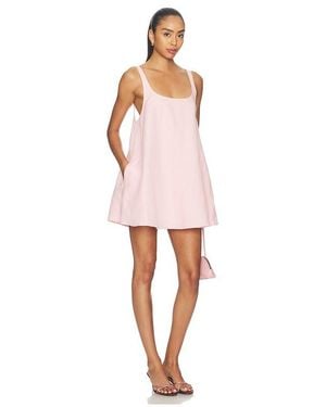 Lovers + Friends Sandra Linen Mini Dress - Pink