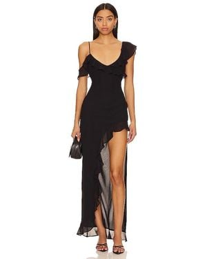 Runaway the Label Vacanza Maxi Dress - Black